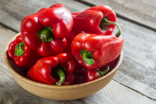 red bell peppers