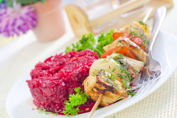 beetroot kebab