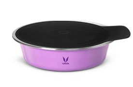 HauteCase - 1100 ml - Iris Purple - with Stack + Glass Lid