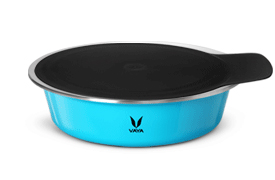HauteCase - 1100 ml - Azure Blue - with Stack + Glass Lid