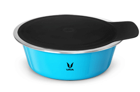 HauteCase - 1500 ml - Azure Blue - with Stack + Glass Lid