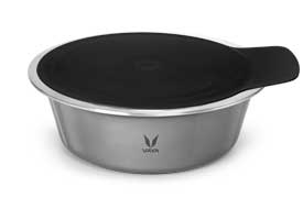 HauteCase - 1500 ml - Chrome Silver - with Stack Lid
