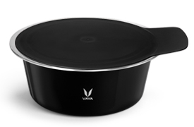 HauteCase - 2000 ml - Sable Black - with Stack Lid