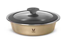 HauteCase - 1100 ml - Royal Gold - with Glass Lid