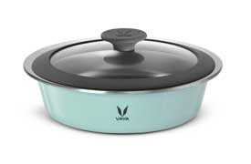 HauteCase - 1100 ml - Cool Cyan - with Glass Lid