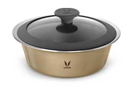 HauteCase - 1500 ml - Royal Gold - with Glass Lid