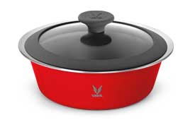 HauteCase - 1500 ml - Scarlet Red - with Glass Lid