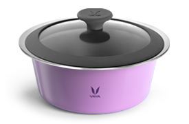 HauteCase - 2000 ml - Iris Purple - with Glass Lid