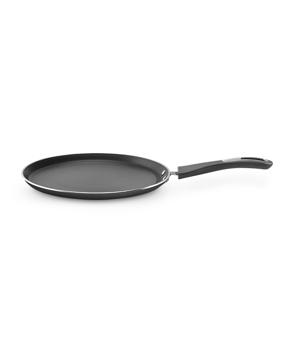 PTFE Ceramic Reinforced Tawa 28 cm - Grey - Grey Handle
