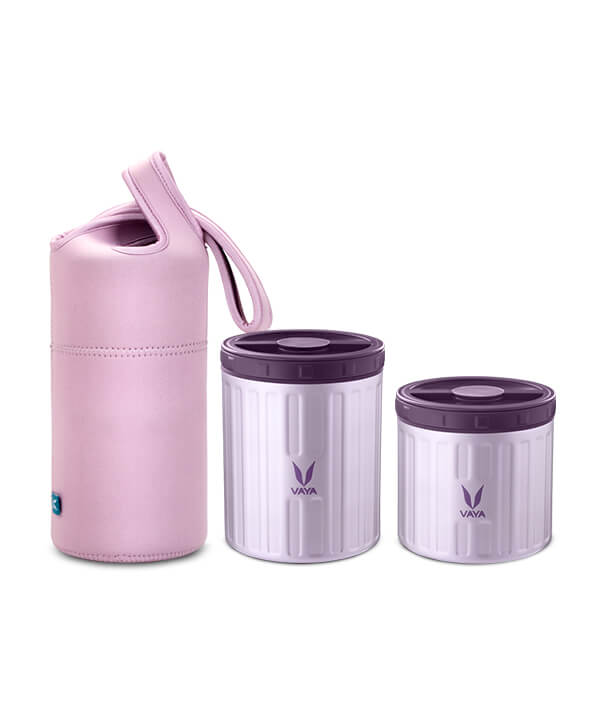 Vaya Preserve - 260 ml + 440 ml - Purple with GoBag - Purple