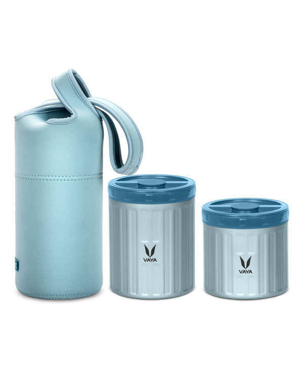Preserve 300ml + 500ml Blue with GoBag Blue