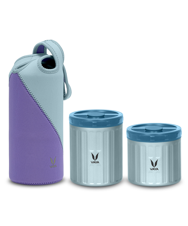 Preserve 300ml + 500ml Blue with GoBag Lavender Blue