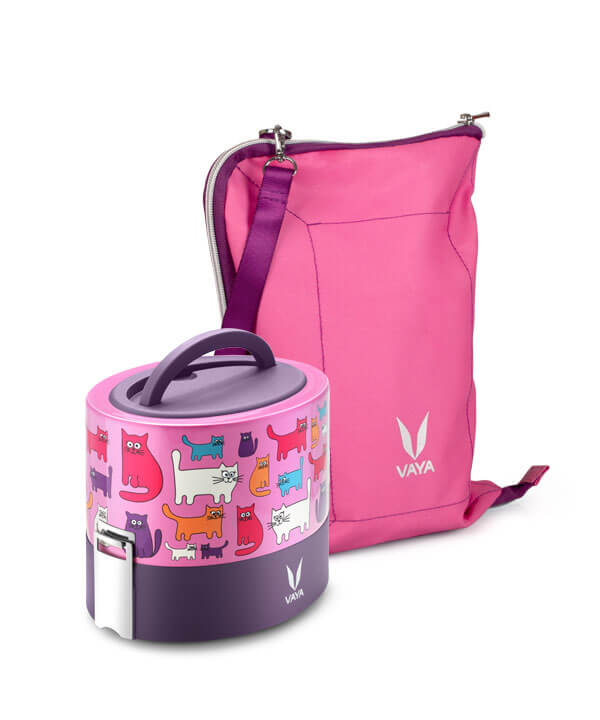 TyffynLyte - 600 ml - Cats - with Pink BagMat