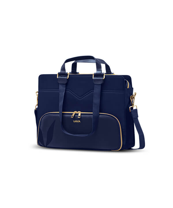Zaelia - Work-to-Weekend Tote - Navy