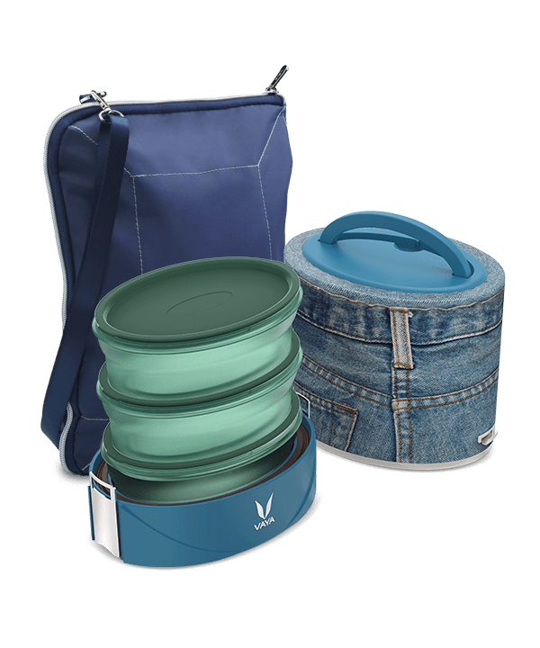 Tyffyn Flex - 1000 ml - Denim - with BagMat